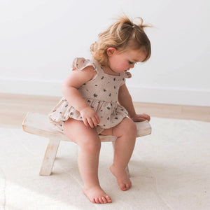 Mila & Co. Flutter Bubble Romper - Floral