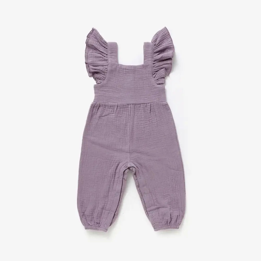 Mila & Co. Flutter Jumpsuit in Lilac