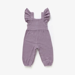 Mila & Co. Flutter Jumpsuit in Lilac