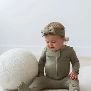 Mila & Co. Jersey Headband in Moss