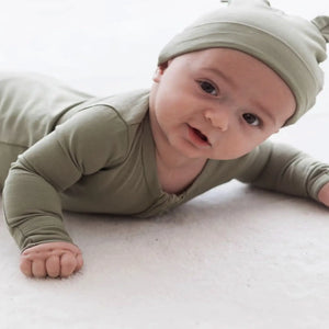 Mila & Co. Baby Bear Beanie - Moss