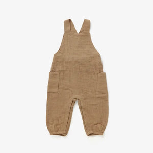 Mila & Co. Adjustable Strap Overalls in Acorn