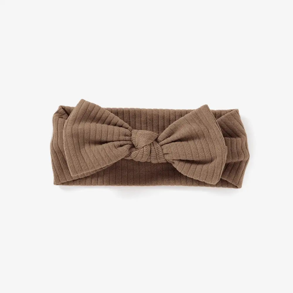 Mila & Co. Ribbed Headband in Cappuccino