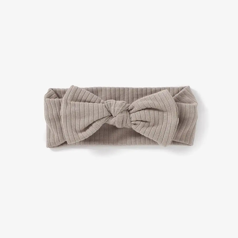 Mila & Co. Ribbed Headband in Mushroom
