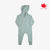 Mini Mioche Plush Biker Romper - Sky