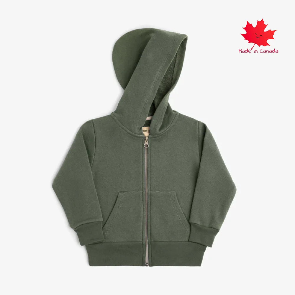 Mini Mioche Cozy Hoodie - Thyme
