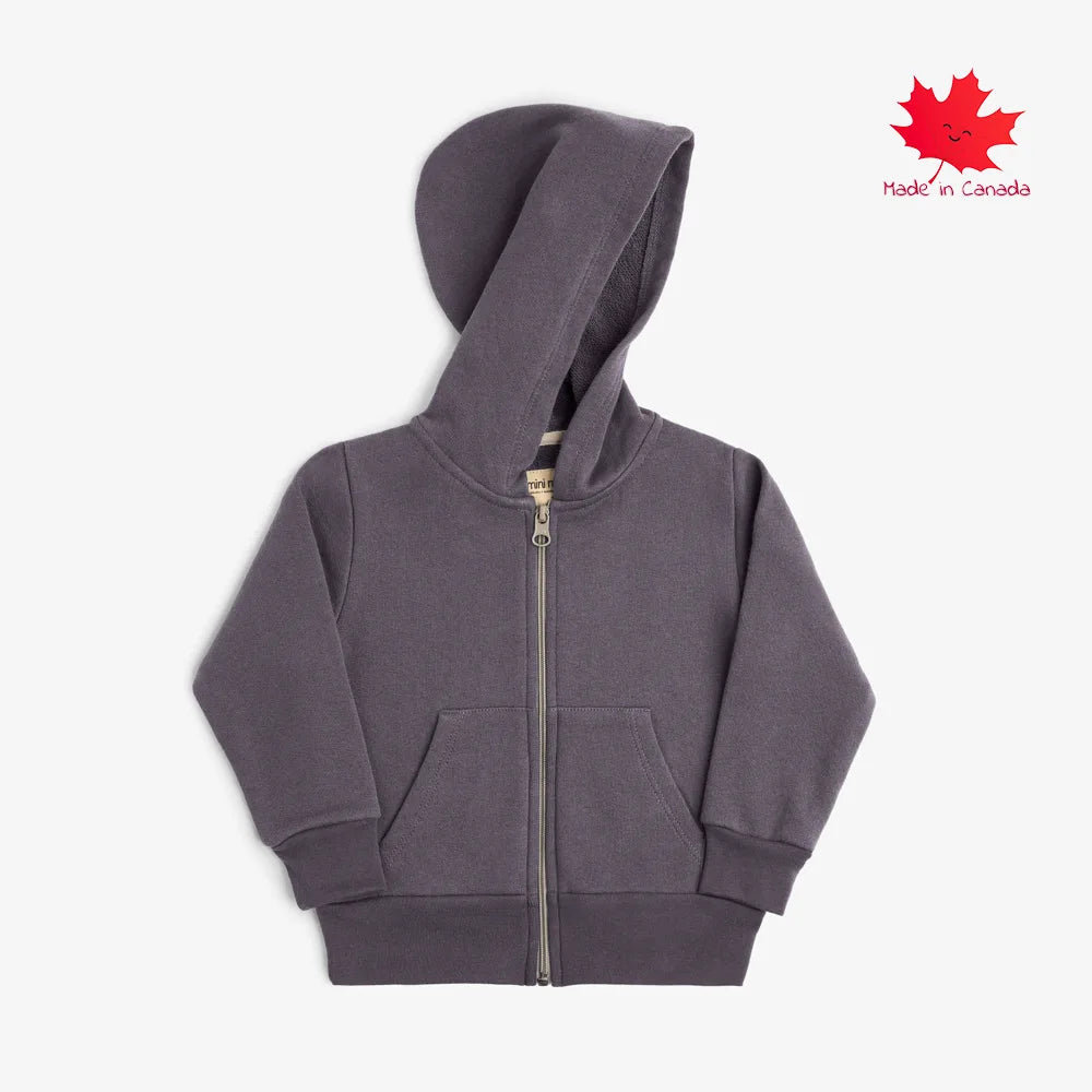 Mini Mioche Cozy Hoodie - Vintage Plum