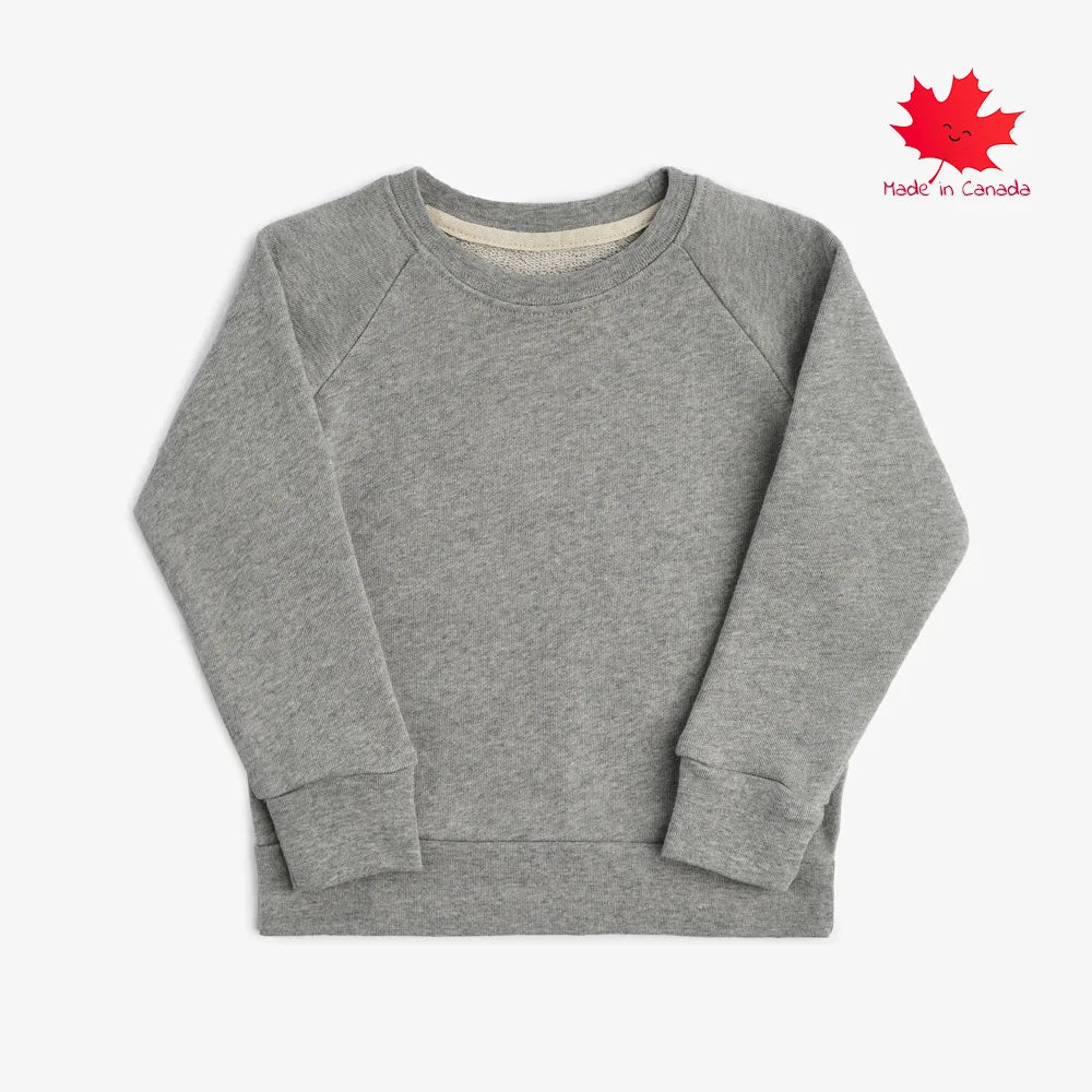 Mini Mioche Cozy Pullover - Heather Grey