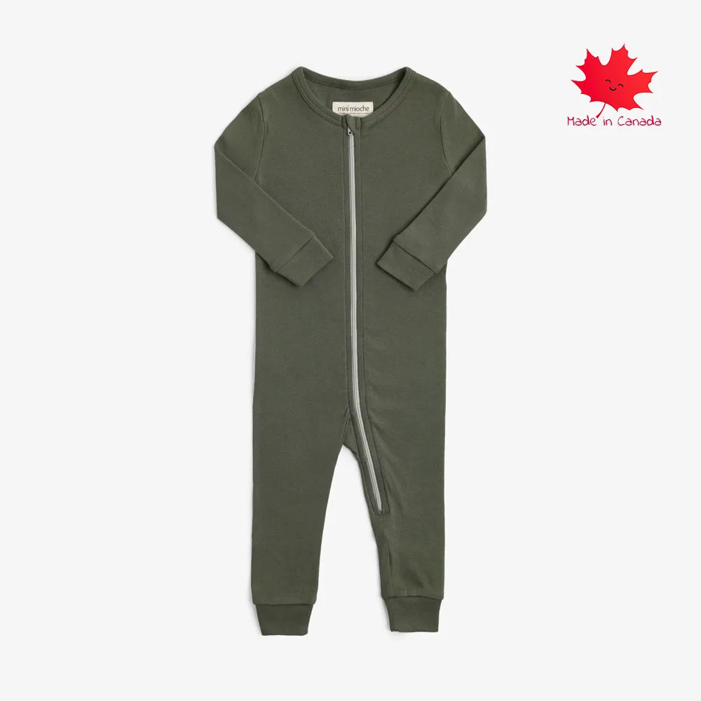Mini Mioche Dreamy Sleeper Romper - Thyme