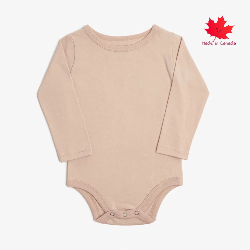 Mini Mioche Cloud Long Sleeve Onesie - Blossom