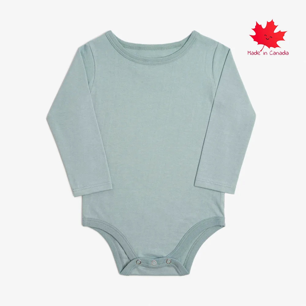 Mini Mioche Cloud Long Sleeve Onesie - Sky