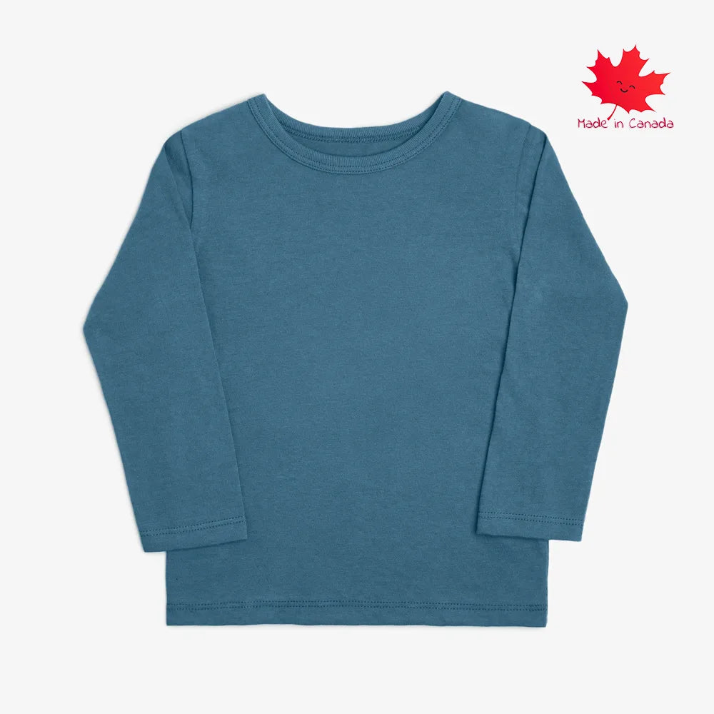 Mini Mioche Cloud Long Sleeve Tee - River