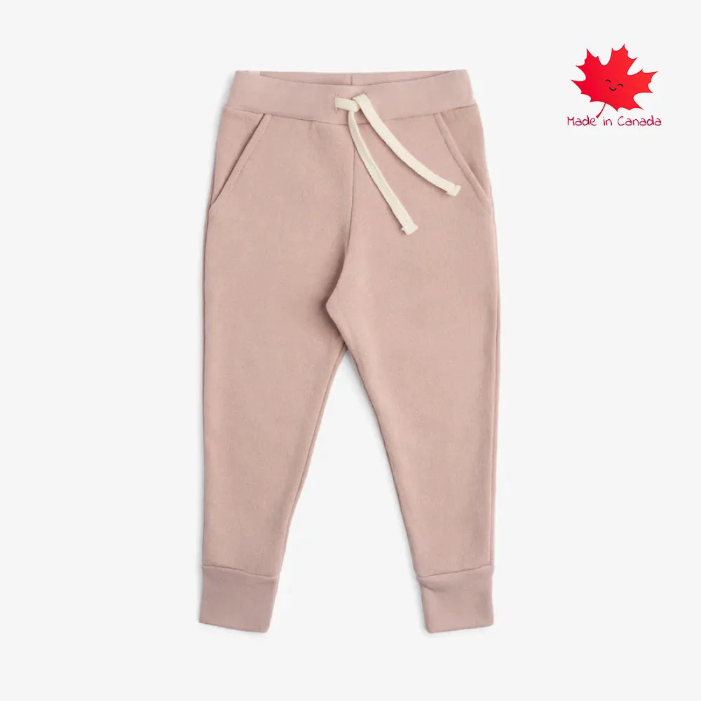 Mini Mioche Plush Skinny Sweats - Blossom