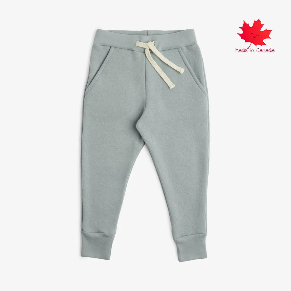Mini Mioche Plush Skinny Sweats - Ocean