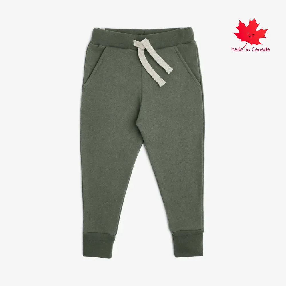 Mini Mioche Cozy Skinny Sweats - Thyme