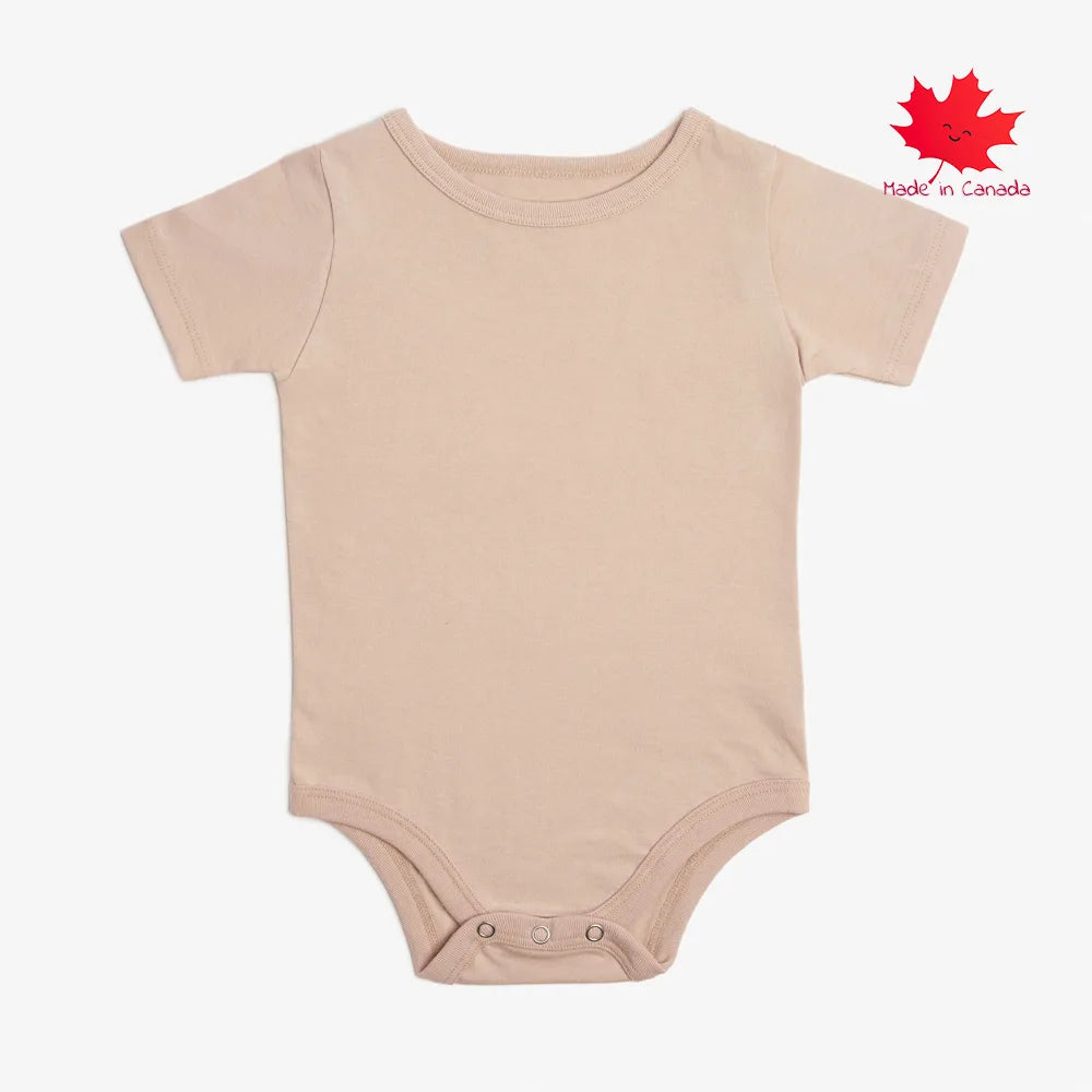 Mini Mioche Cloud Short Sleeve Onesie - Blossom