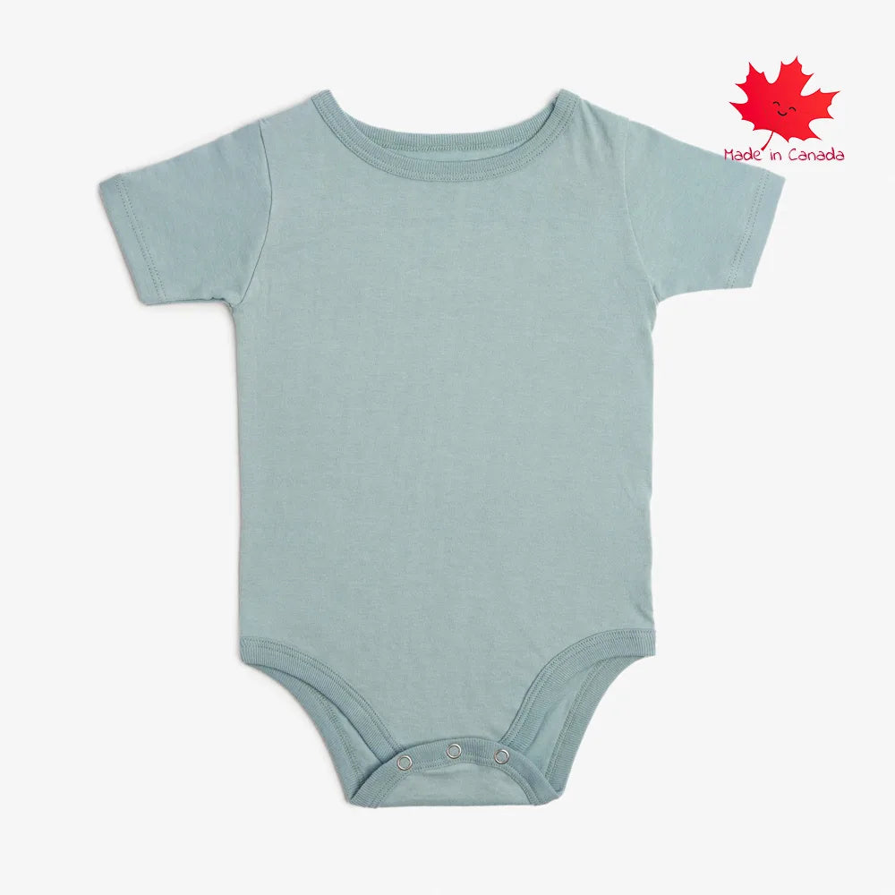 Mini Mioche Cloud Short Sleeve Onesie - Sky