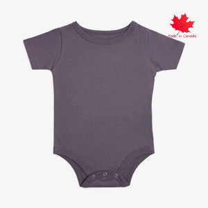 Mini Mioche Cloud Short Sleeve Onesie - Vintage Plum