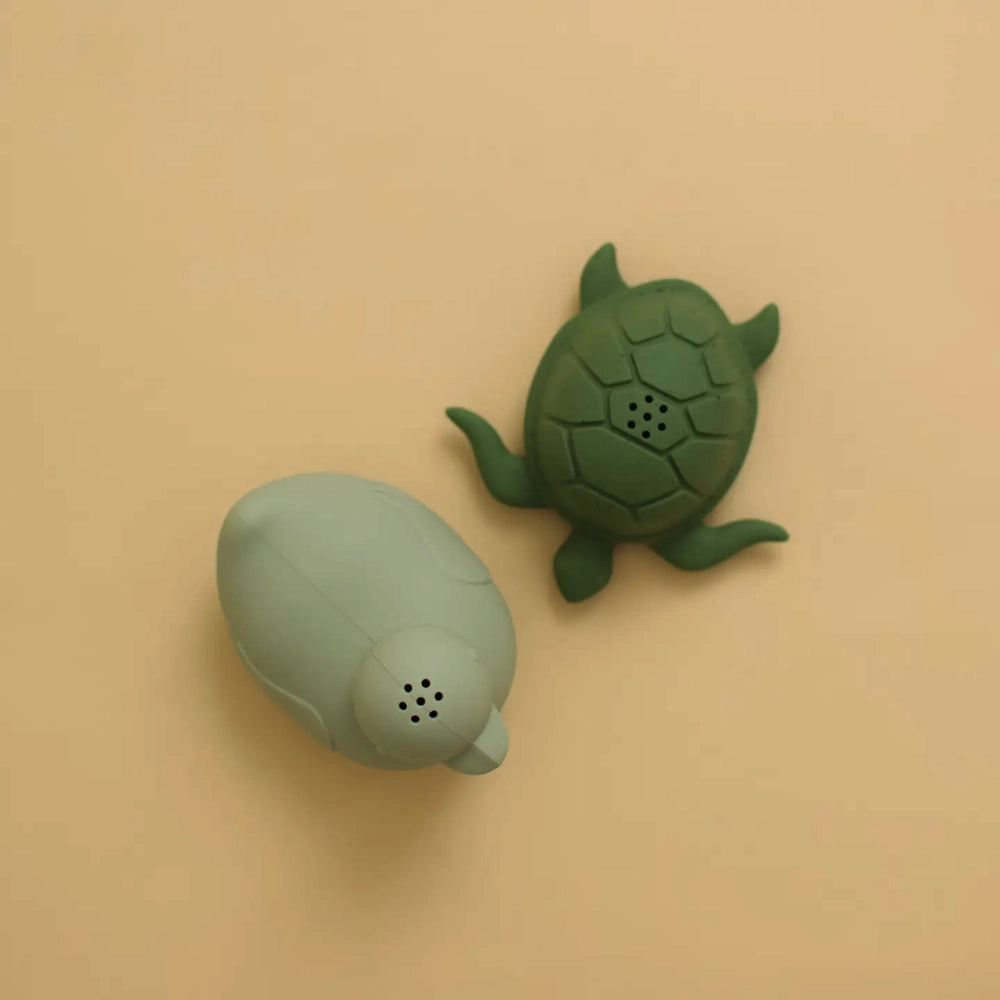 Minika Bath Toys 2pk - Sage Leaf