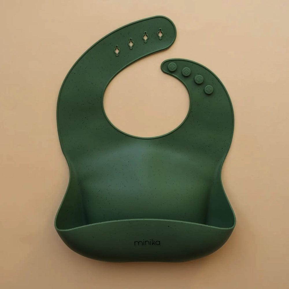 Minika Silicone Bib - Leaf