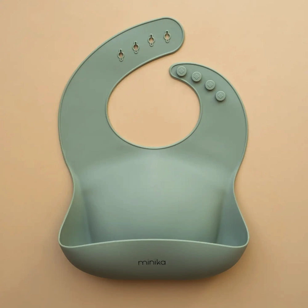 Minika Silicone Bib - Sauge