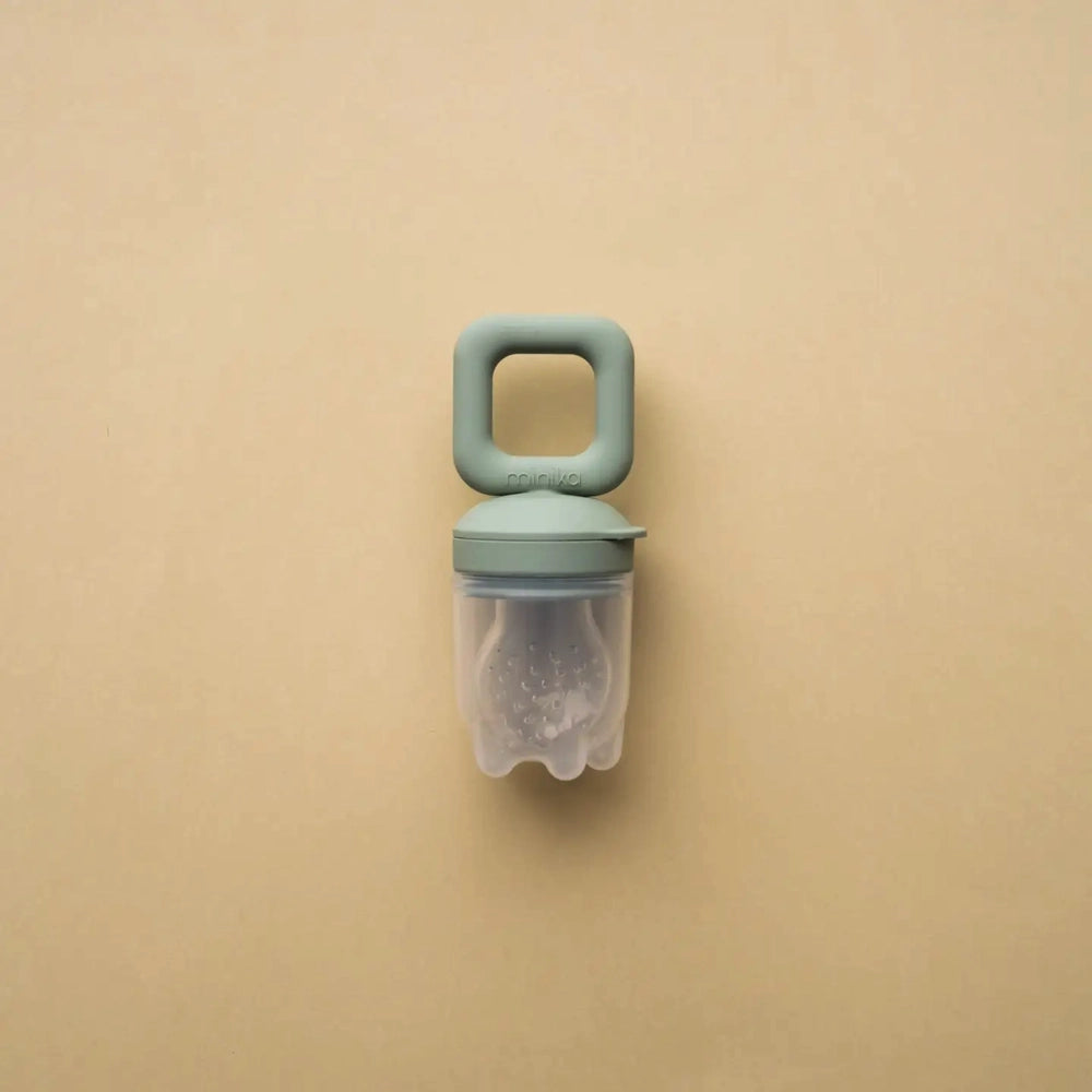 Minika Silicone Feeder Teether - Sage