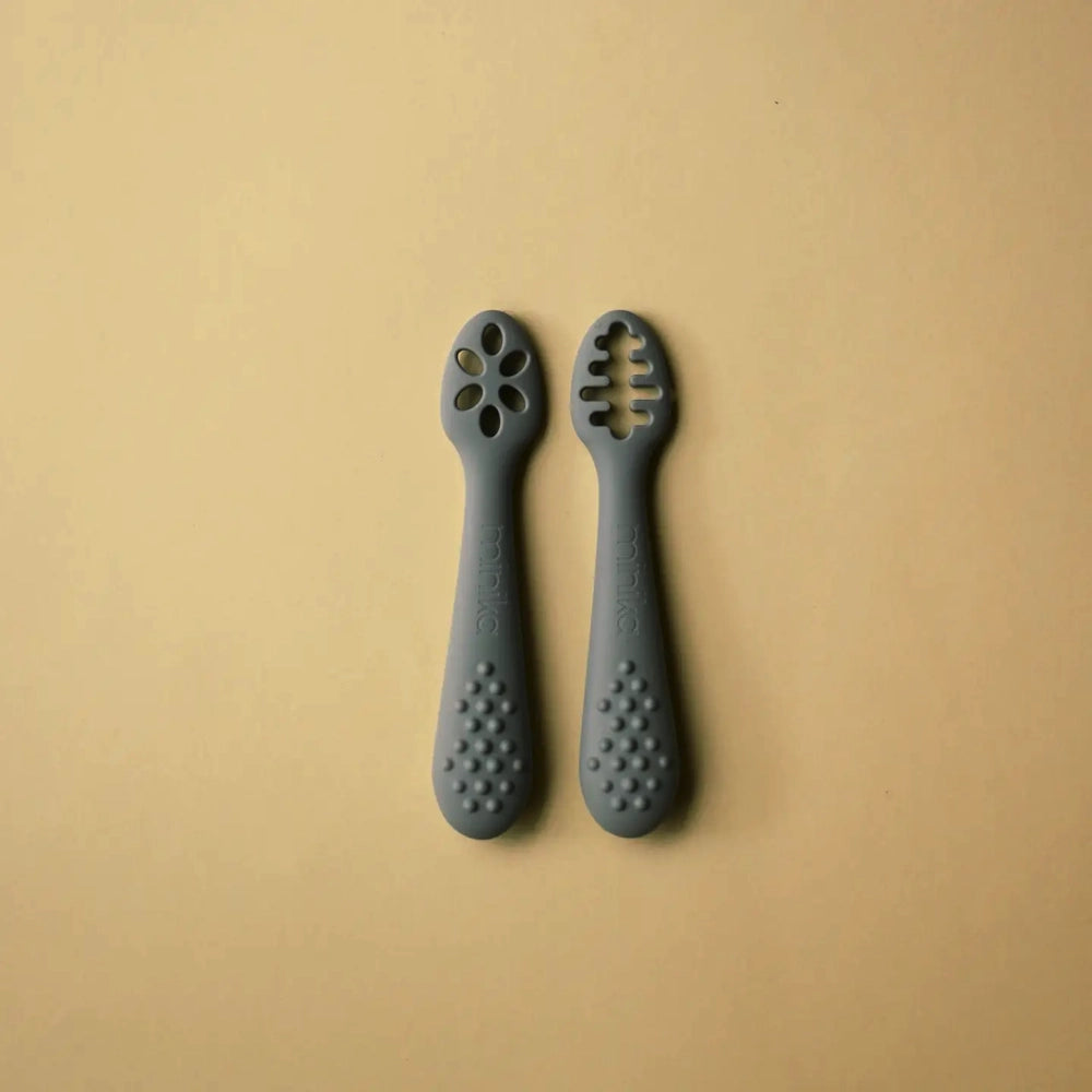 Minika Learning Spoons - Stone