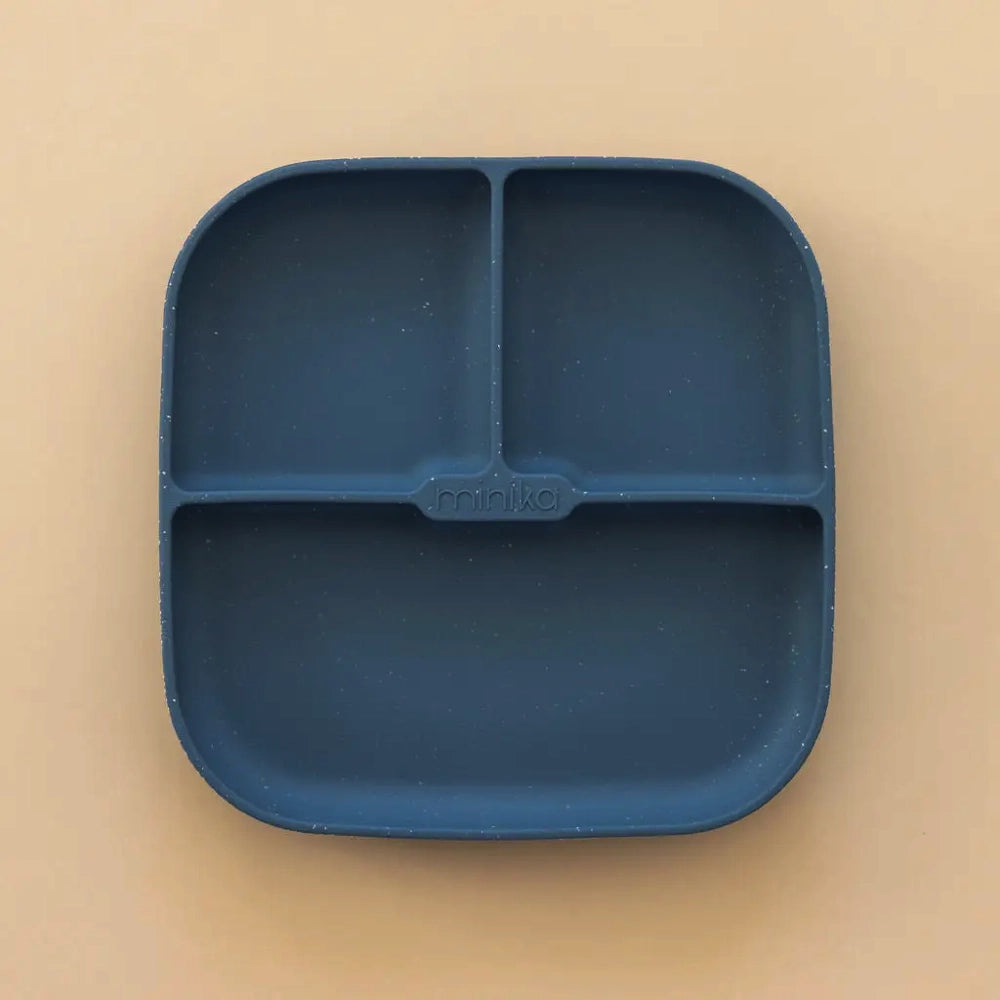 Minika Silicone Plate - Indigo