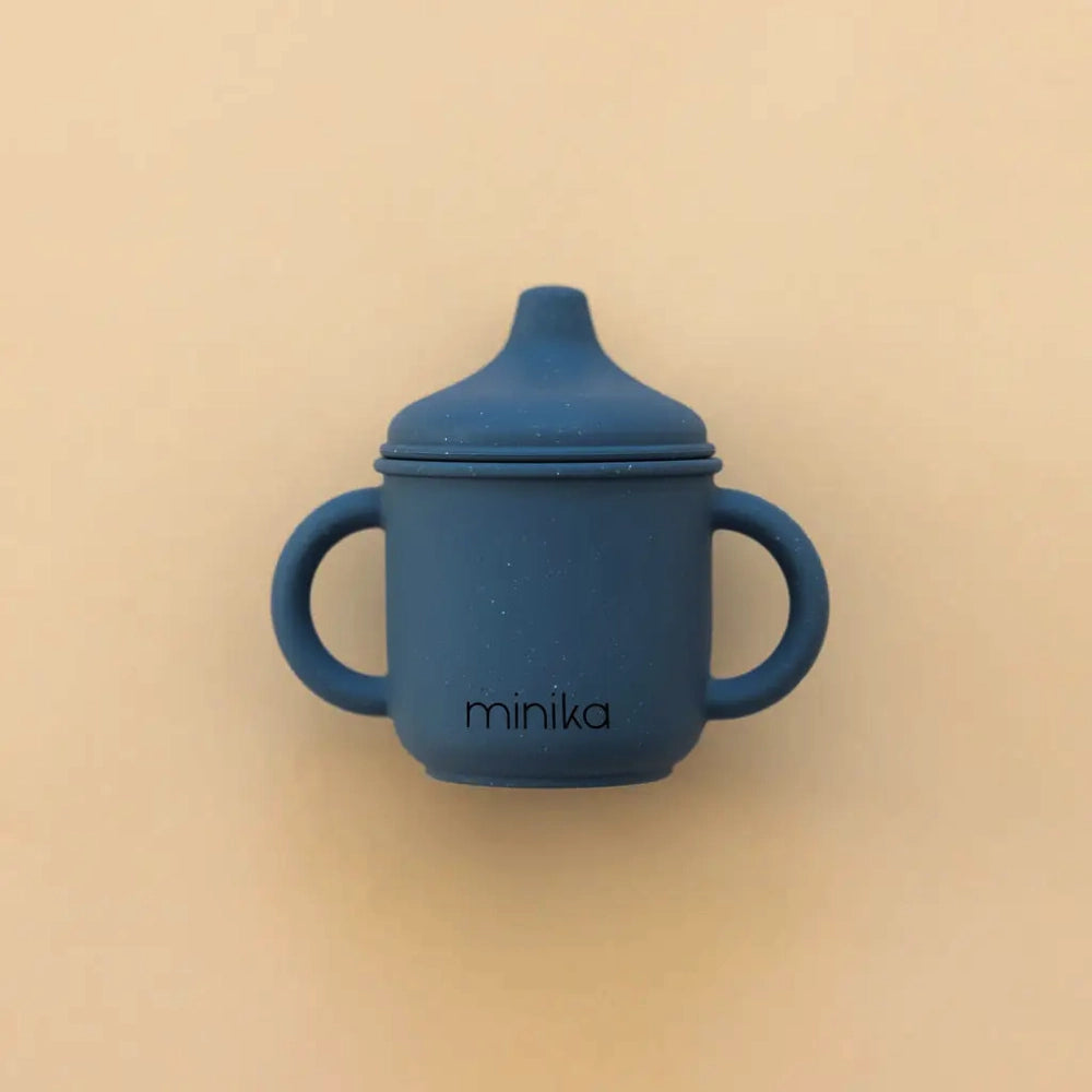 Minika Silicone Sippy Cup - Indigo