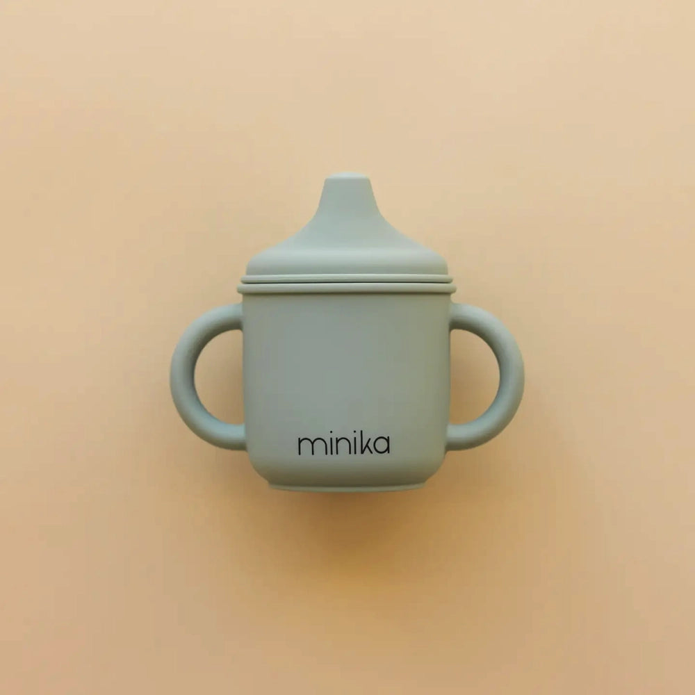 Minika Silicone Sippy Cup - Sage
