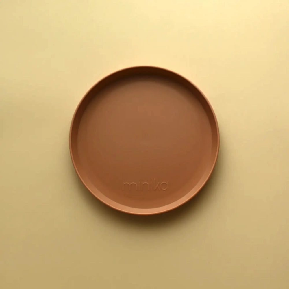 Minika Wheat Straw Plate - Almond