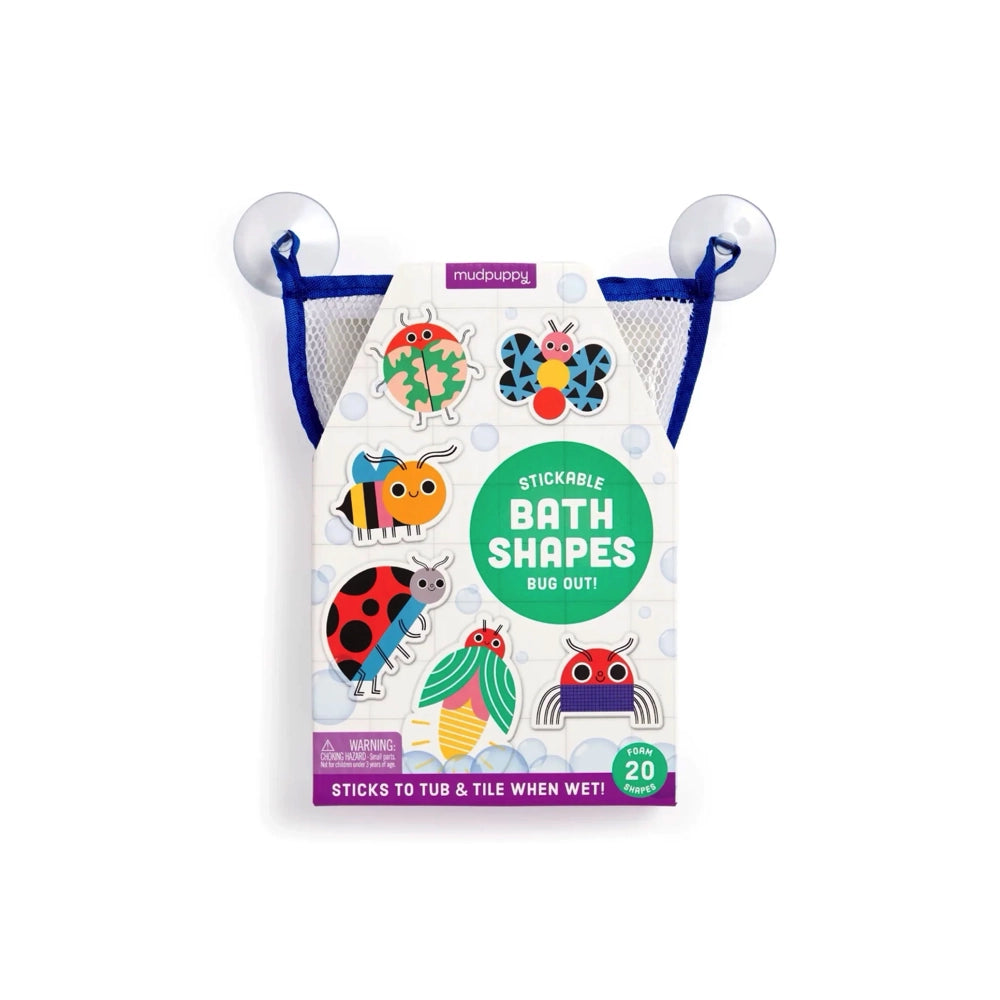 Mudpuppy Bug Out! Stickable Foam Bath Shapes