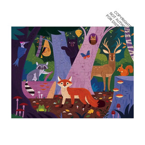 Mudpuppy Forest Above & Below 100 Piece Double-Sided Puzzle