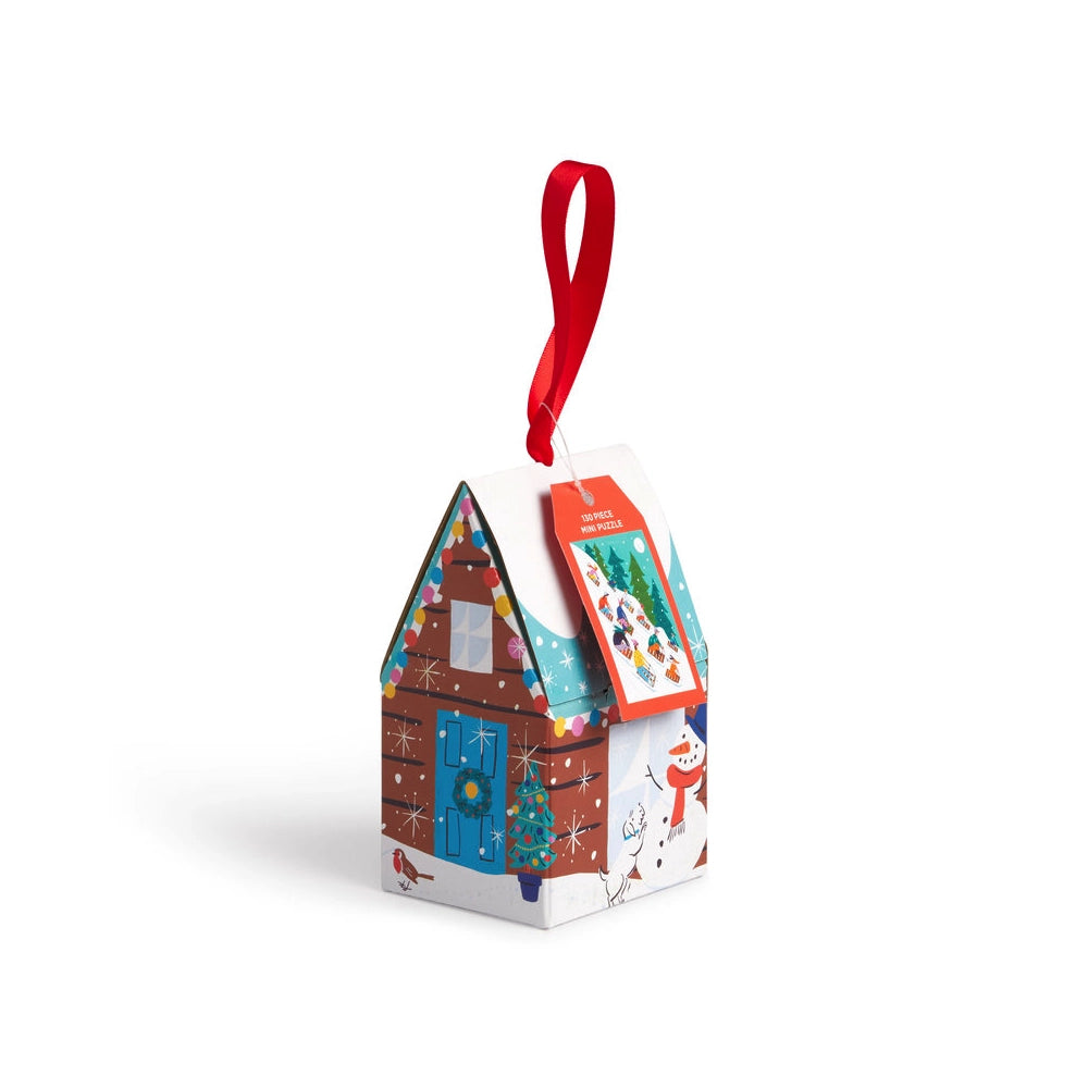 Winter Sledding 130pc Puzzle Ornament