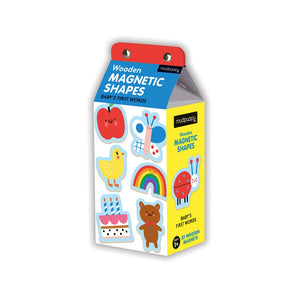 Mudpuppy Baby’s First Words Wooden Magnetic Shapes
