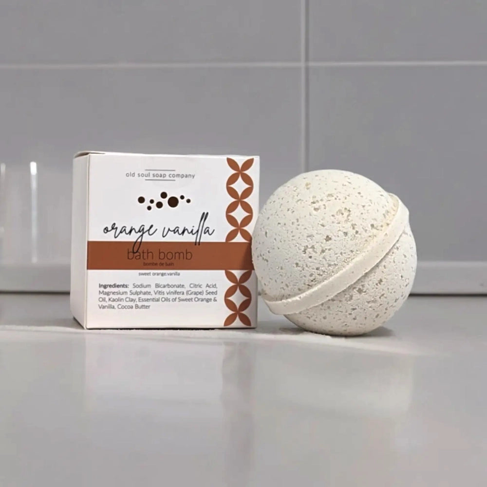 Old Soul Soap Company Inc Bath Bomb - Orange Vanilla