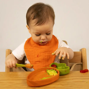 Oli & Carol Plate and Spoon Set - Cathy the Carrot