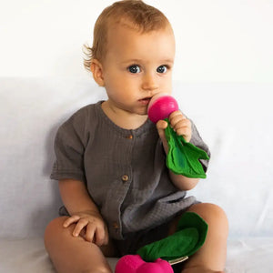 Oli & Carol Ramona the Radish Mini Doudou Teether