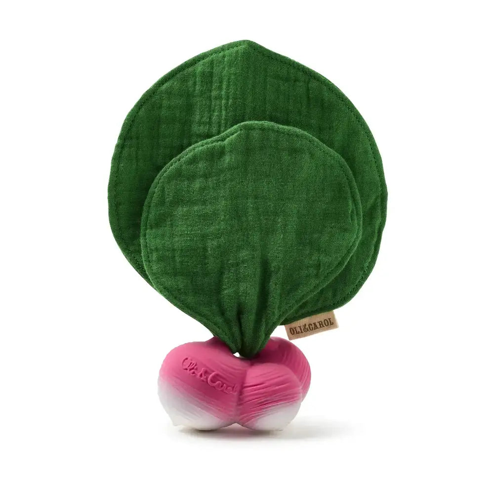 Oli & Carol Ramona the Radish Mini Doudou Teether