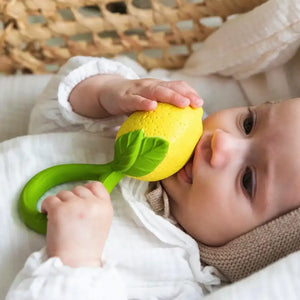 Oli & Carol Rattle Toy - Lemon