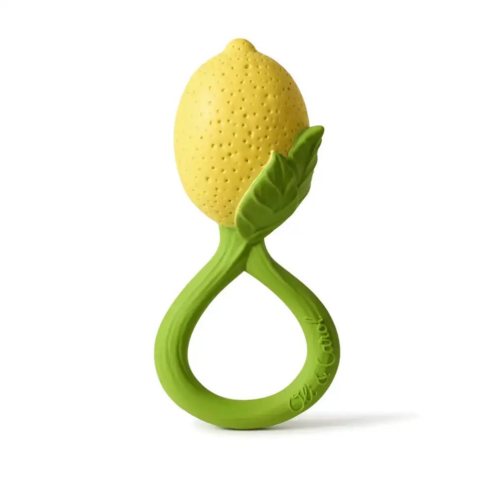 Oli & Carol Rattle Toy - Lemon