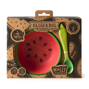 Oli & Carol Bowl and Spoon - Wally the Watermelon