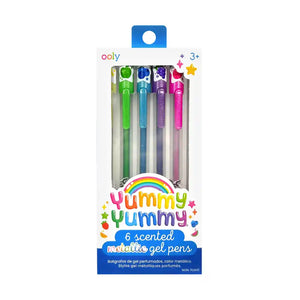 Ooly Yummy Yummy: Scented Metallic Gel Pens - Set of 6