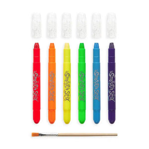 Ooly Smooth Stix Watercolor Gel Crayons - Set of 6