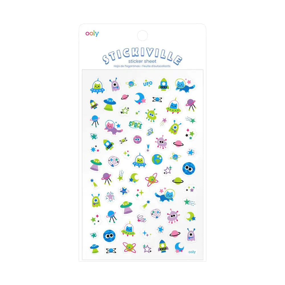 Ooly Stickiville Skinny - Space Buddies