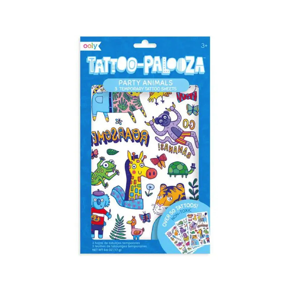 ooly tattoo palooza temporary tattoo - Party Animal