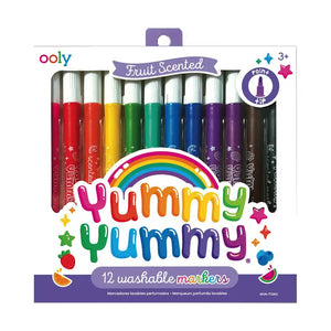 Ooly Yummy Yummy: Fruit Scented Markers - Set of 12