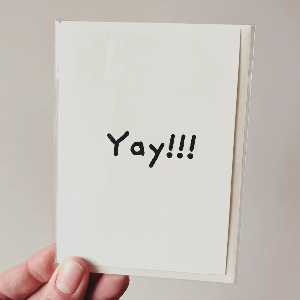 Paperlyk Greeting Card - Yay!!!