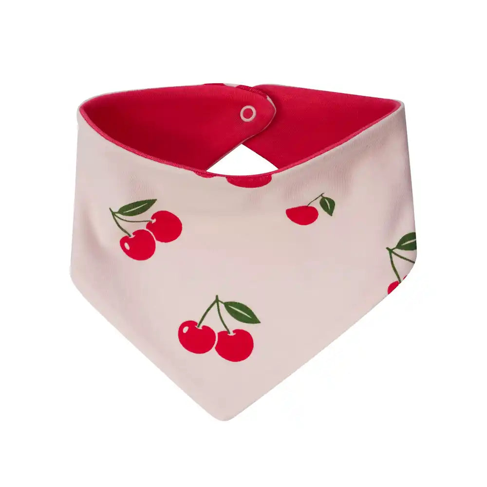 Parade Organics Baby Bandana Bib - Cherries