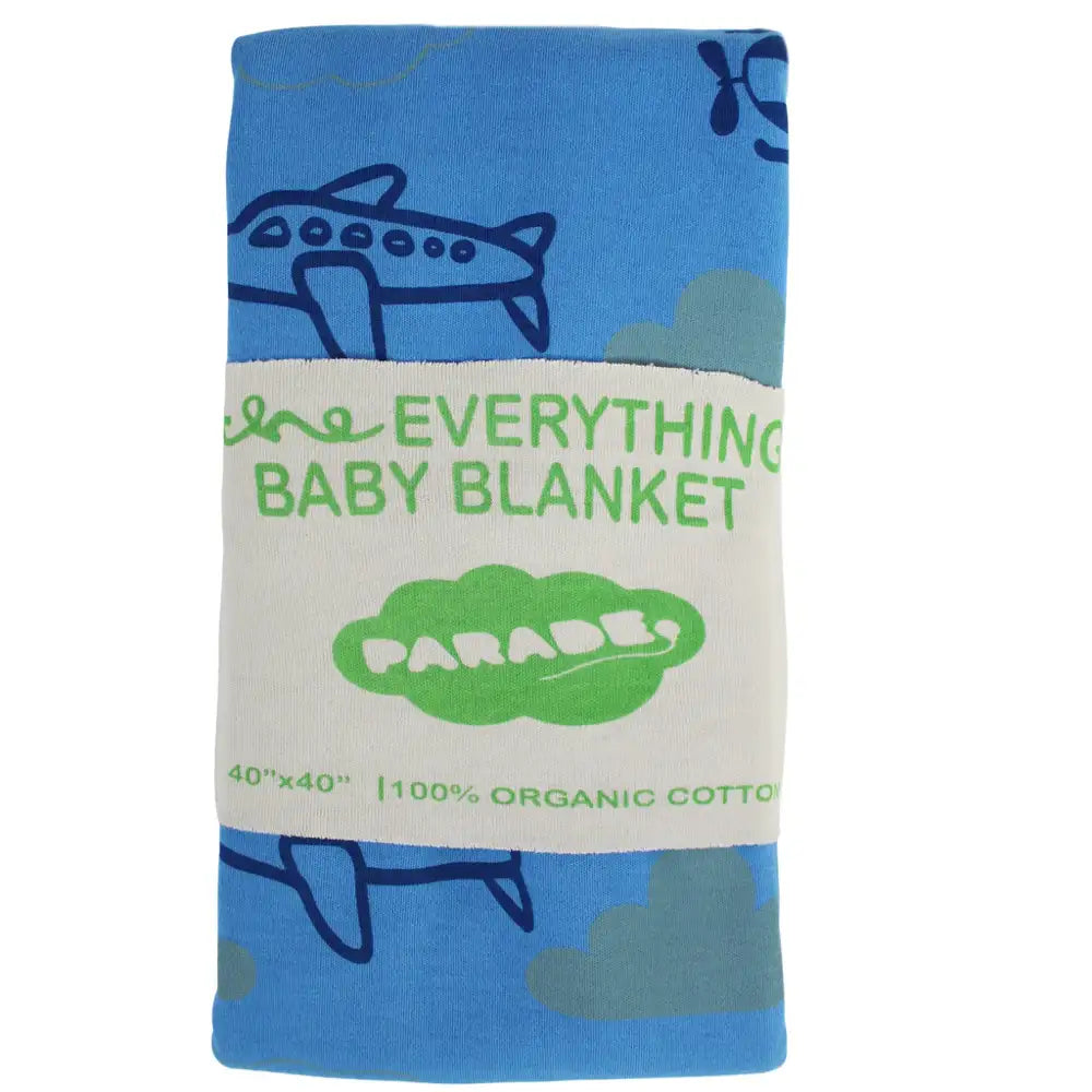 Parade Organics Everything Blanket - Airplanes